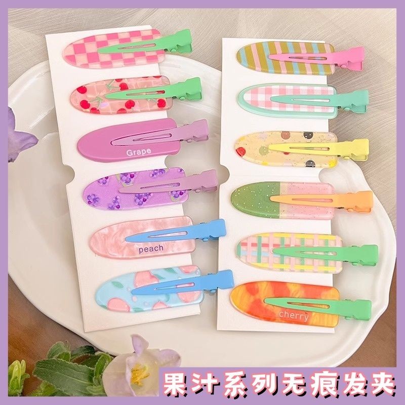 1 Cặp Kẹp Tóc Trái Cây Mùa Hè Cho Nữ