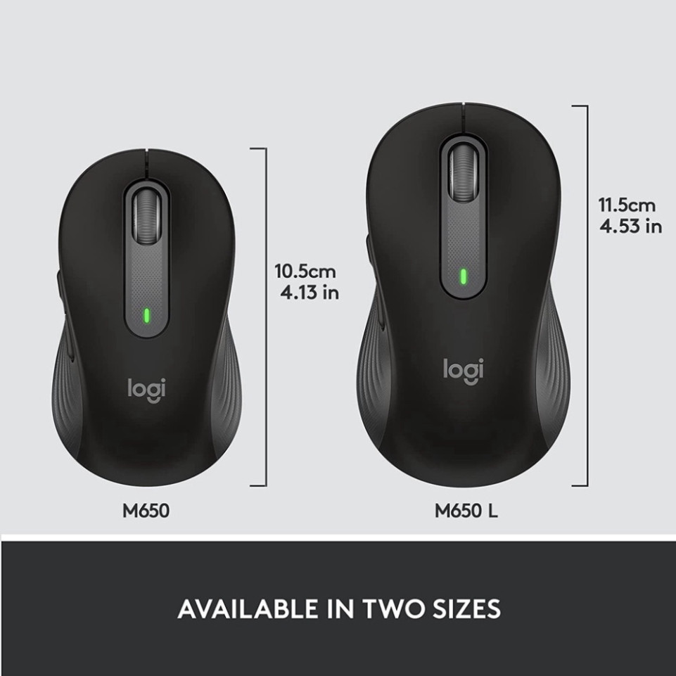 (XỊN) Chuột Logitech M650 Không Dây Bluetooth SilentTouch - Cuộn SmartWheel