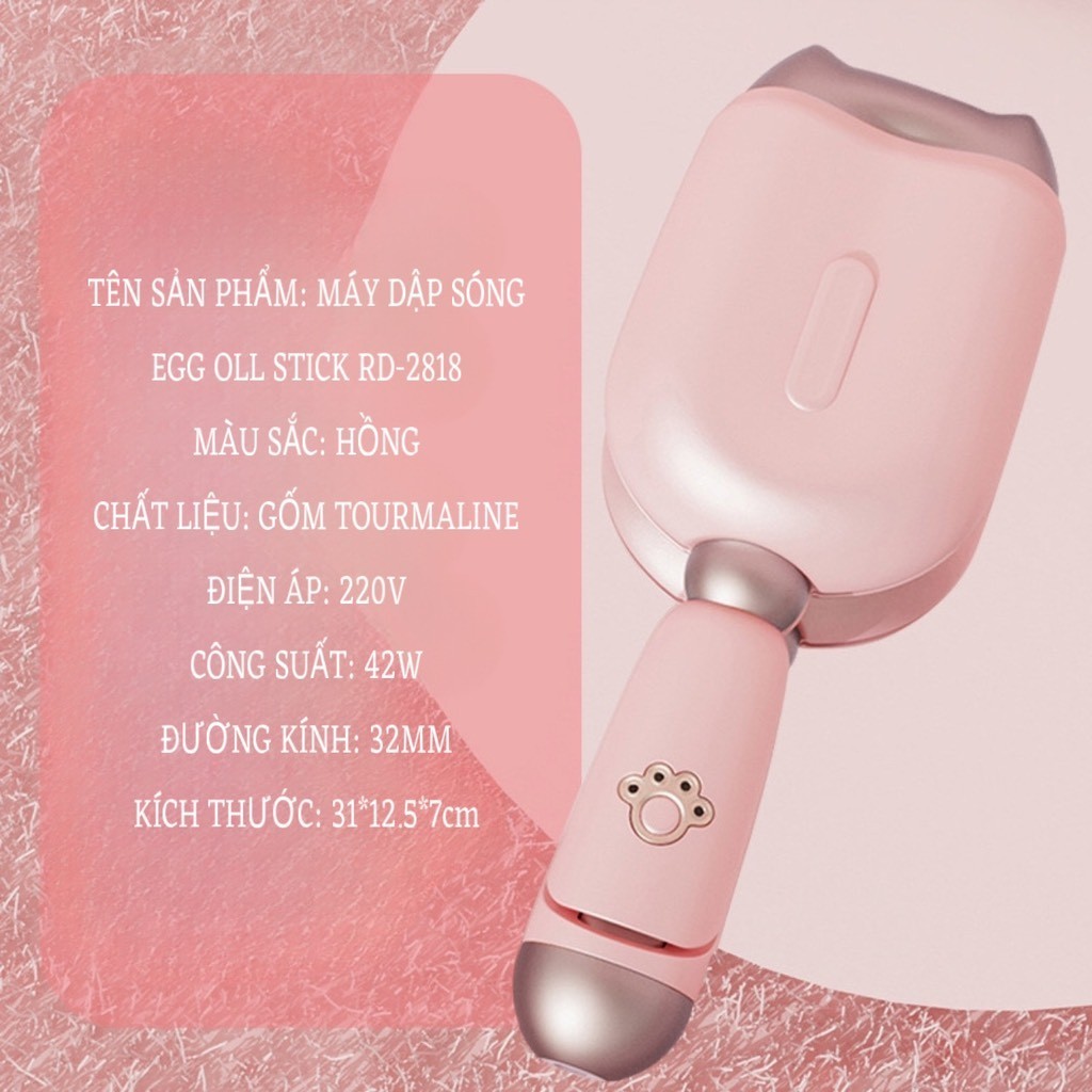 MÁY LÀM TÓC DẬP SÓNG EGG OLL STICK RD-2818
