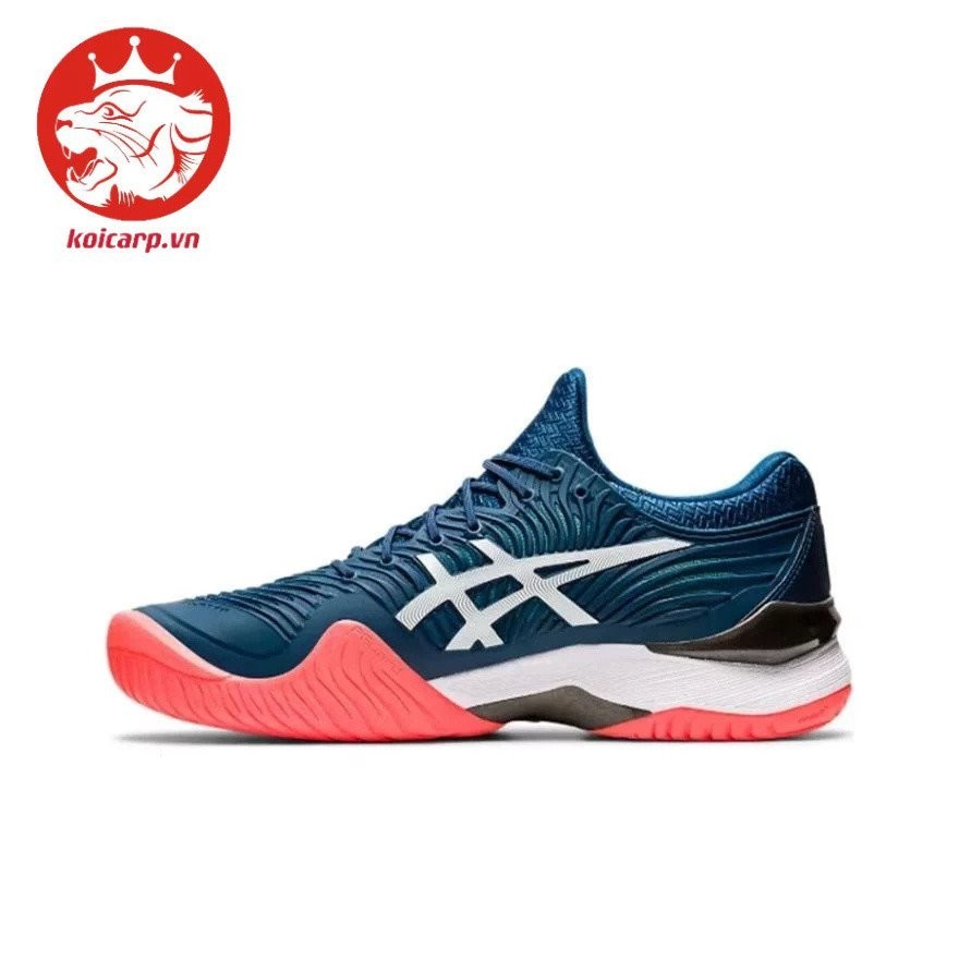 Giày chạy bộ Asics Court 2 2024 giày thể thao tennis nam màu trắng / xanh / hồng WSCP