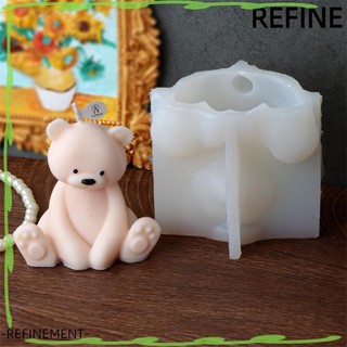 Khuôn Silicon Tái Tạo, Khuôn Nến Làm Nhựa Handmade, Khuôn Silicon Gấu Nhỏ Phổ Biến Gấu Nhỏ Khuôn Silicon Nến