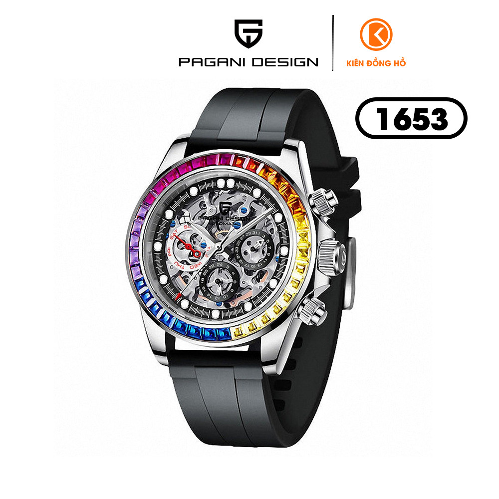 Đồng hồ Cơ Pagani Design 
1653 Rainbow Skeleton | Kiên Đồng Hồ