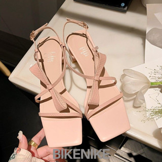  BIKENIKE  dép sandal nữ đế cao đi biển Thoải Mái Xinh Xắn 2023NEW Đế chống sốc Siêu nhẹ Chất lượng cao Phù hợp FDL2440AIZ 15Z240408 