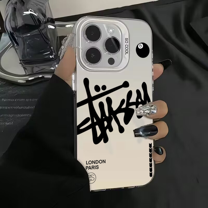 Ốp Lưng IMD INS Cool Eight Bi-a Thời Trang Cho Samsung A54 A55 A15 A35 A24 A14 A12 A34 A05 A05S A50 