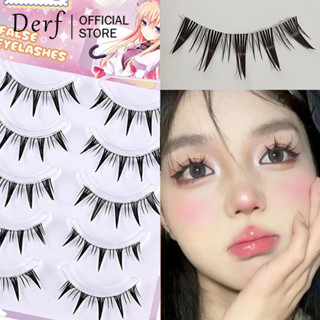 5 Cặp Lông Mi Giả Derf 3D Cổ Tích Công Chúa Truyện Tranh Lông Mi Truyện Tranh  Mi Giả 12MM