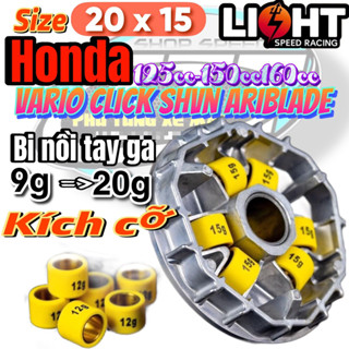  BI NỒI LIGHT SPEED HONDA VARIO   CLICK 125   SHVN  SH150  20 *15  VÒNG BI 9 10 11 12 13 14 15 16 17 18G store_motorcycle 