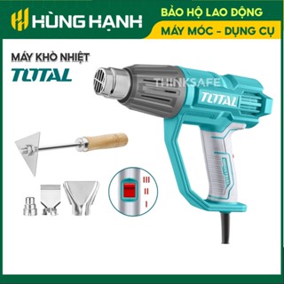  Máy khò nhiệt cầm tay Total TB20078 công suất 2000W kèm phụ kiện chỉnh nhiệt Đầu khò màng co chính hãng 