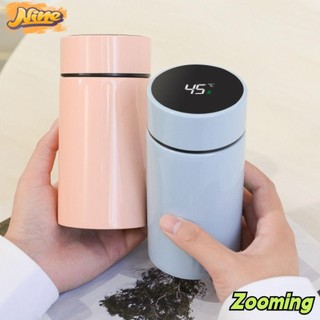  Bình bỏ túi ZOOMING Cốc giữ nhiệt thông minh chống rò rỉ bằng thép không gỉ 200ML Hiển thị nhiệt độ Cốc cà phê Mini Chai nước cách nhiệt 