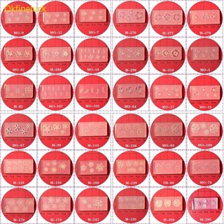 Okfi 3D Năm Cánh Hoa Móng Tay Nghệ Thuật Khuôn Silicon Kết Hợp Khuôn Nhựa Trang Trí