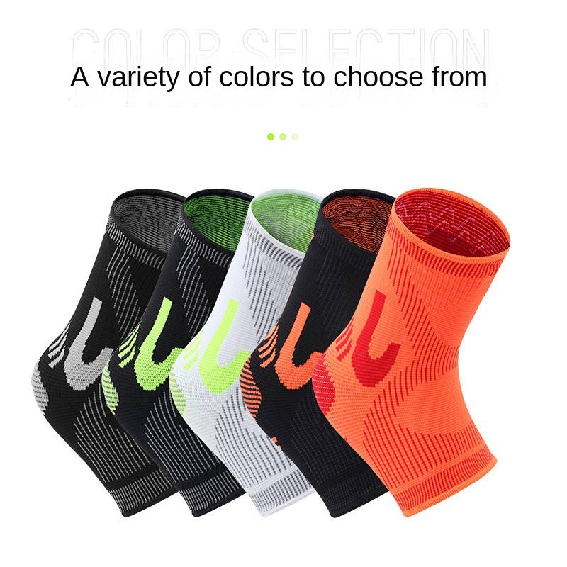 【Ready Stock】 Sports Ankle Support Knitted Compression Anti-Sprain Ankle Protection Sock Set Basketb