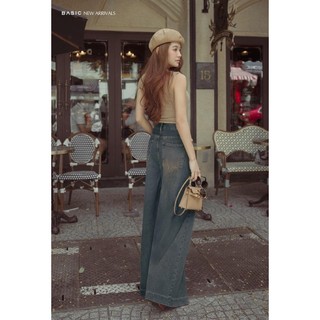 Quần jeans ống rộng BASIC CASUAL JEANS