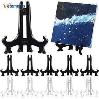 Giá đỡ bằng nhựa chống trượt dùng để trưng bày đĩa/ khung ảnh nghệ thuật trang trí nhà ở