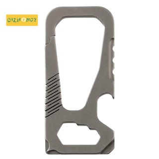 Đa năng mini titan khóa móc khóa xe khóa ngoài trời khóa edc dụng cụ chìa khóa đơn giản dụng cụ mở chai bền dễ sử dụng