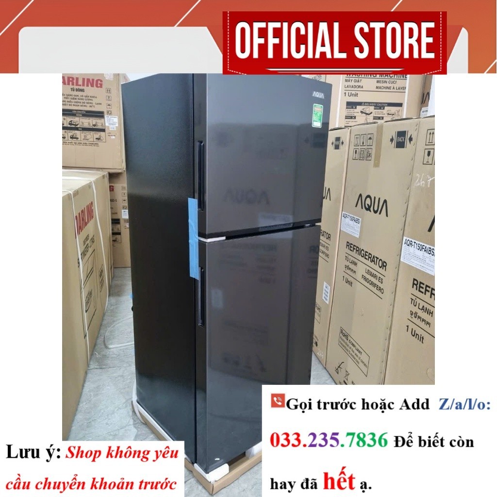 Tủ lạnh Aqua AQR-T220NE(HB) Inverter 189 lít đời 2023 <Sale<