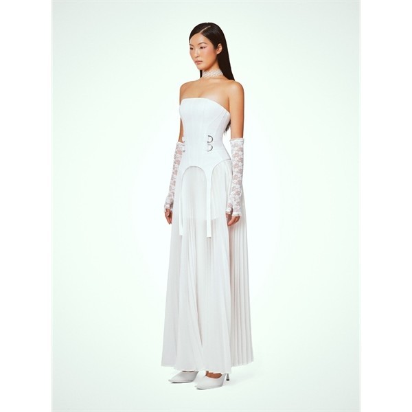 Set Dreamboat Áo Corset Cúp Ngực + Chân Váy Xếp Ly Dài LSOUL