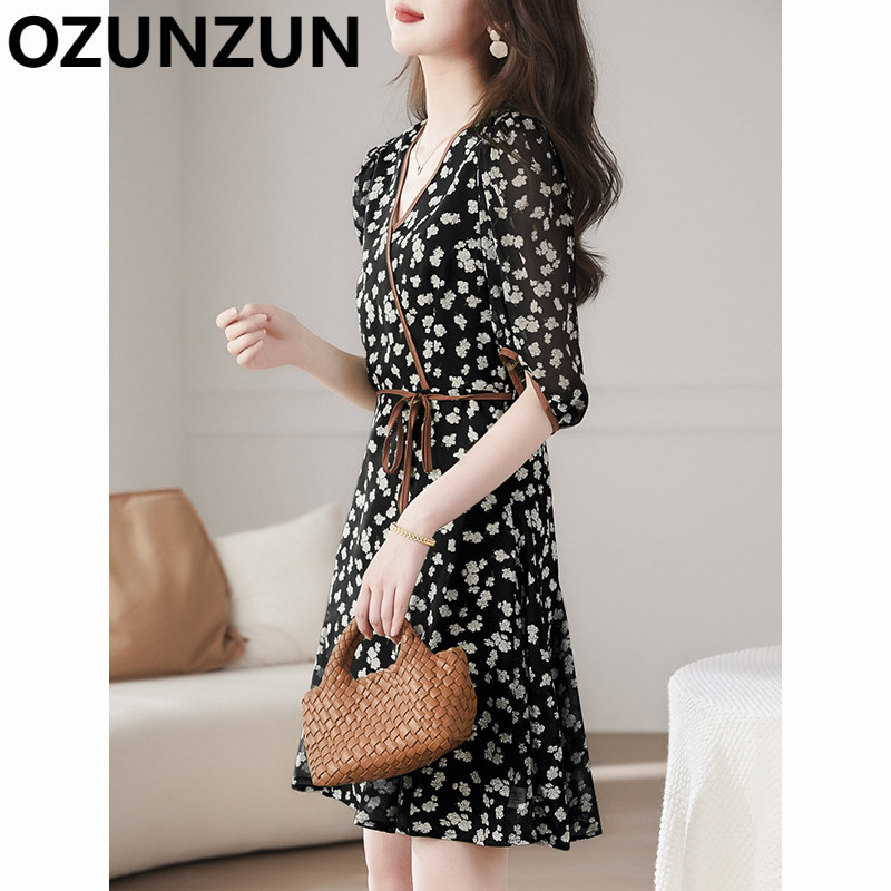 Đầm voan đuôi cá Ozun 1362