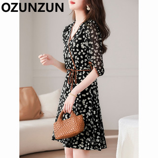Đầm voan đuôi cá Ozun 1362