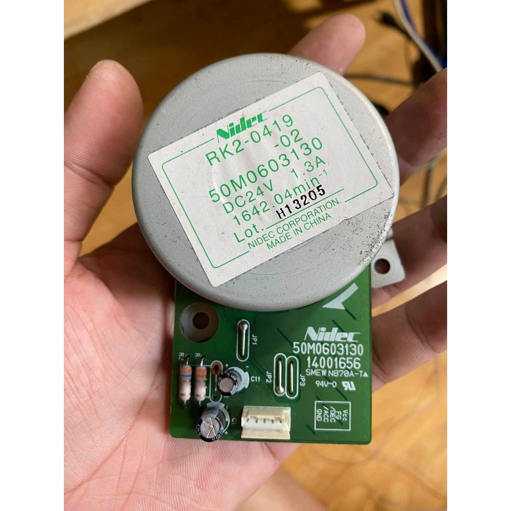 Motor Canon 3300 bóc máy in ( chế quạt trục 6mm-8mm)