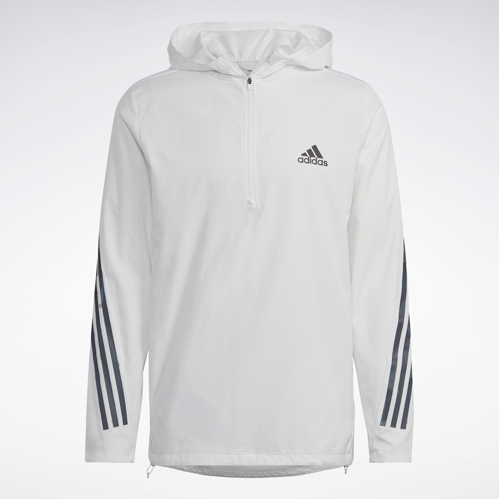 adidas Chạy Áo Khoác 3 Sọc Run Icons Nam trắng HN2877