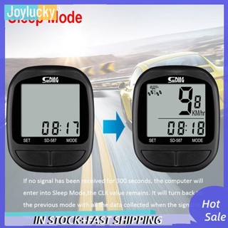 Xe đạp Máy tính chống nước Thiết bị đi xe đạp LCD Máy đo tốc độ xe đạp