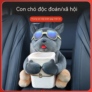 Hộp đựng khăn giấy ô tô búp bê sáng tạo hai trong một