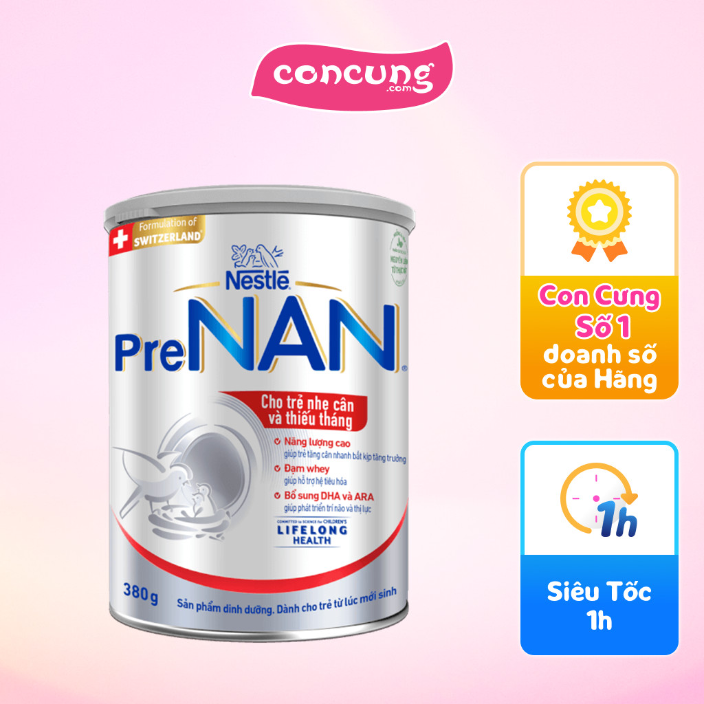 Sản phẩm dinh dưỡng Nestle PRENAN 380g