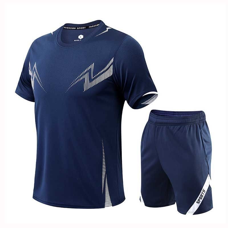 Bộ đồ thể thao ngắn tay & quần Short dáng rộng thoáng khí mùa hè dành cho nam