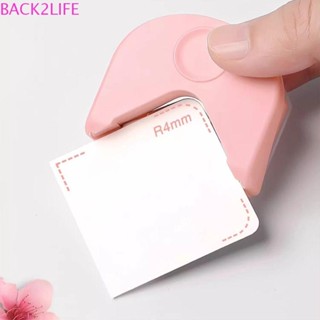 Back2life R4 Góc Tròn, Tông Đơ Cắt Giấy Thủ Công DIY R4 Góc Punch, Máy Cắt Giấy Di Động Kim Loại Mini Dụng Cụ Cắt