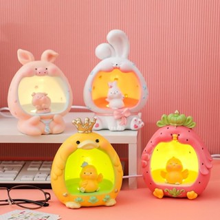 Đèn ngủ hình thú cưng cực dễ thương Dây cắm USB và nút bật tắt tiện lợi, Đèn ngủ phát sáng nhiều kiểu dáng đáng yêu