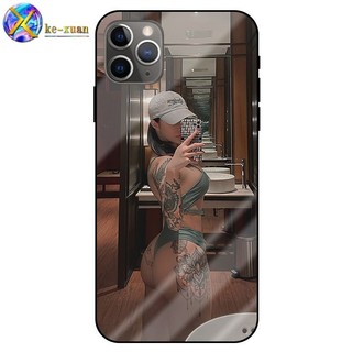 Thích hợp cho iphone Ốp điện thoại iphone11 Hình xăm gợi cảm Làm đẹp Ốp điện thoại 14 Apple 12 / 11ProMax / XS / XR DGHA