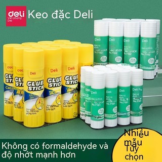 Keo rắn Deli Keo dán thủ công cho trẻ em có độ nhớt cao Keo dán rắn Văn phòng phẩm Keo dán rắn Bút keo đặc Bán buôn