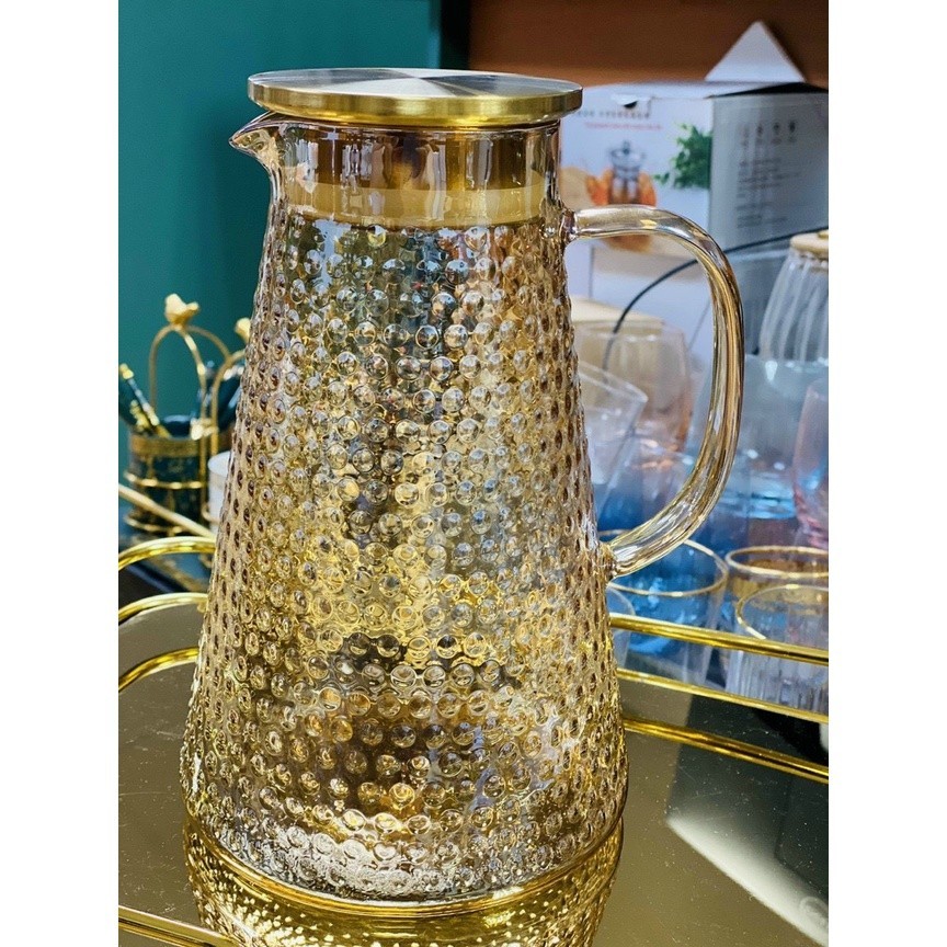 Bình thủy tinh chịu nhiệt mẫu hạt mưa nấu trực tiếp trên bếp 🌹 Vườn Đẹp Nhà Xinh