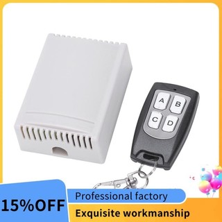 Bộ phát + bộ thu điều khiển từ xa không dây dc 12v 4 kênh rf 200m