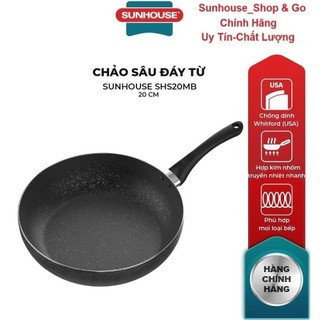 Chảo sâu đáy từ sunhouse shs20mb 20 cm_hàng chính hãng