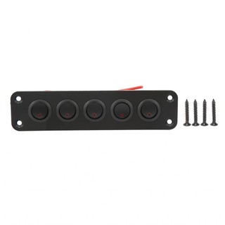 Treee Bảng điều khiển công tắc Rocker 12V DC 16A Xe dành cho xe cộ