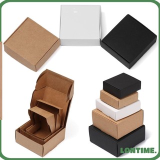 Bộ 10 hộp giấy kraft dùng đựng trang sức 9 kích thước thủ công