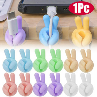 Kẹp cáp ngón tay cái - Cố định dữ liệu sạc - Quản lý cáp máy tính để bàn - Bộ sắp xếp cáp tự dính - Cuộn dây treo tường - Trình quản lý dây dây - Kẹp dây dữ liệu Mini