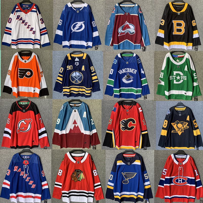 NHL Khúc Côn Cầu Jersey Khúc Côn Cầu Hip Hop Street hiphop Jersey Rap Street Dance Loose Size Lớn Ta