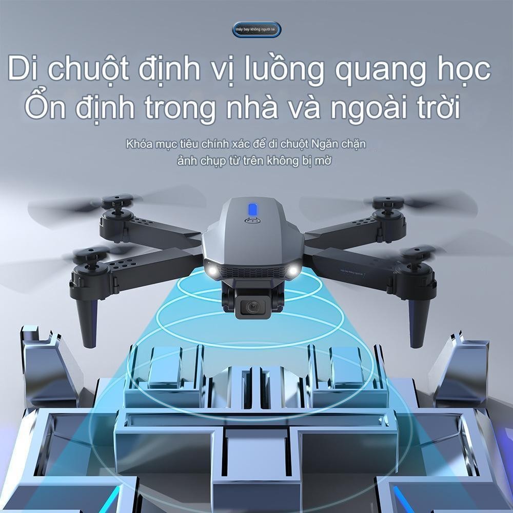 Flycam E88 PRO 2024 NEW 2CAMERA +CẢM BIỀN QUANG HỌC GIỮ VỊ TRÍ | BigBuy360 - bigbuy360.vn