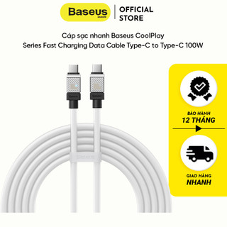 Cáp sạc nhanh Baseus CoolPlay Series Fast Charging Data Cable Type-C to Type-C 100W