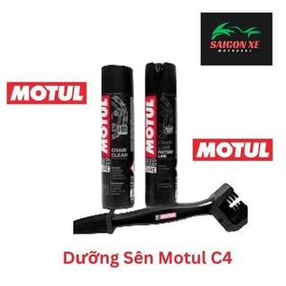 Xịt dưỡng sên bôi trơn sên motul c4