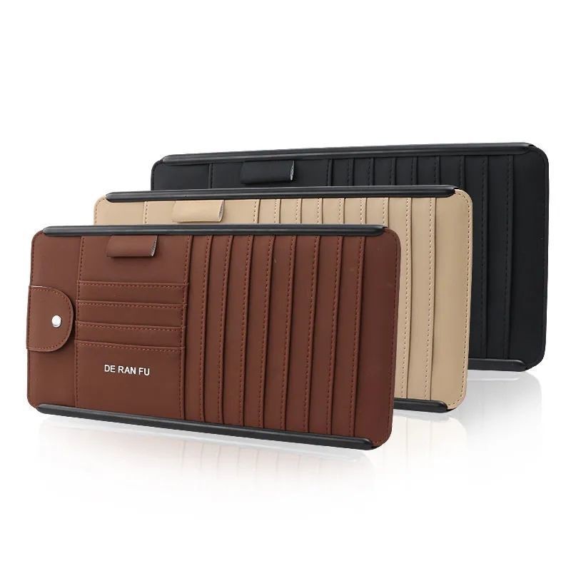 Túi đựng đĩa CD trên xe ô tô bọc đĩa CD kẹp đĩa CD ô tô bọc Tấm Che Nắng đa chức năng đựng đĩa trên 