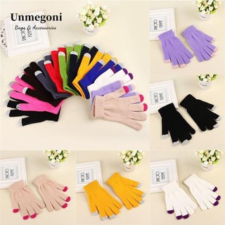 Unmegoni Tay Lái Xe Hở Ngón Chất Liệu Co Giãn Giữ Ấm Thời Trang Cho Nam Và Nữ
