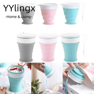 YYlingx Silicone Có Thể Gấp Gọn Tiện Lợi 100/200/350ml Dùng Khi Đi Cắm Trại