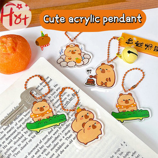 Móc Chìa Khóa Bằng Acrylic Hình Capybara Hoạt Hình Dễ Thương