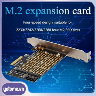 Bộ chuyển đổi pci-e nvme sata m.2 sang pci-express 3.0 x4 cho key m2 ssd