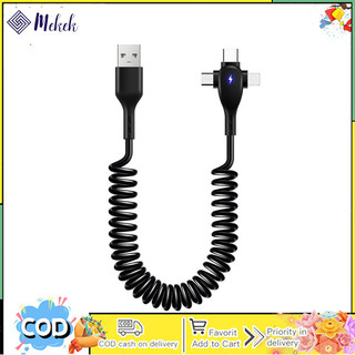 Dây cáp sạc nhanh 6a 66w 3 trong 1 chuyên dụng cho ios android type-c