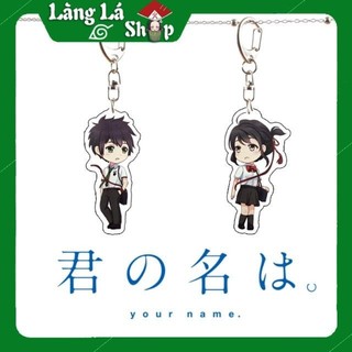 Móc khoá Mica anime/manga Your Name (Kimi no Na wa) - Nhựa Cứng Acrylic In 2 mặt sắc nét ( ảnh thật )