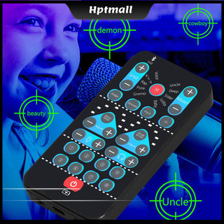 Bộ chuyển đổi giọng nói Bộ chuyển đổi giọng nói chơi game Mini di động Bộ điều chỉnh giọng nói Chơi game Thẻ âm thanh trực tiếp với 8 hiệu ứng âm thanh