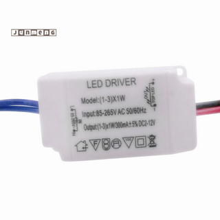 Junmeng simple ac 85v-265v sang dc 12v led biến áp điện tử bộ nguồn 3x1w đẹp